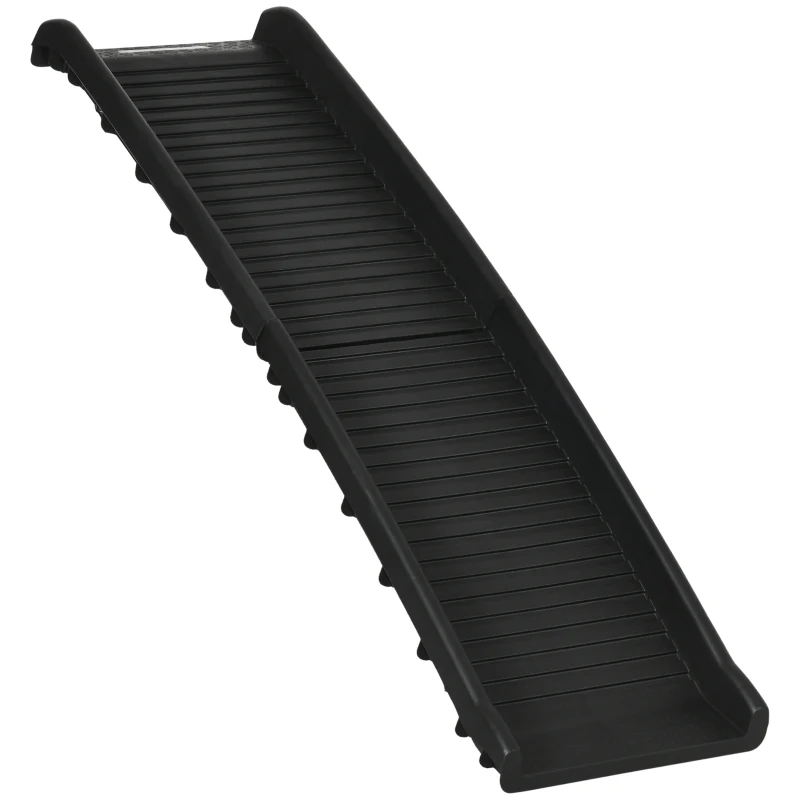 PawHut Foldable Pet Ramp Dog Car Ramp for SUVs, Cars - Black