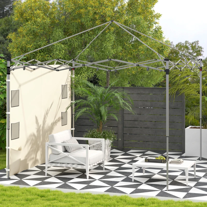 Outsunny 195 x 295cm Replacement Gazebo Sidewall - Beige