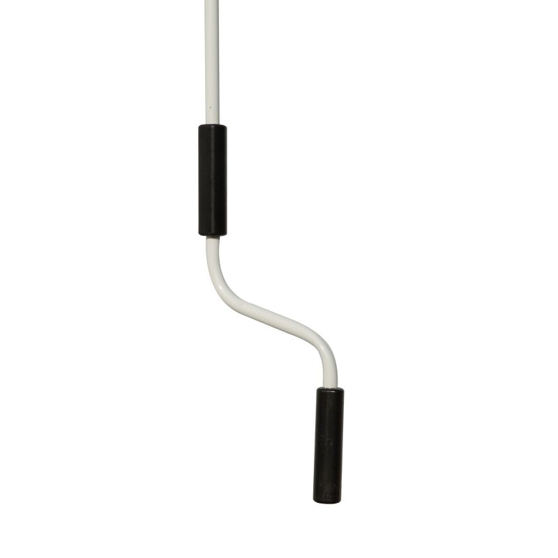 Outsunny Toldo Manual Retrátil 350x250 cm para Varanda com Manivela de Metal Impermeável e Anti-UV para Jardim Terraço Janelas Cinza