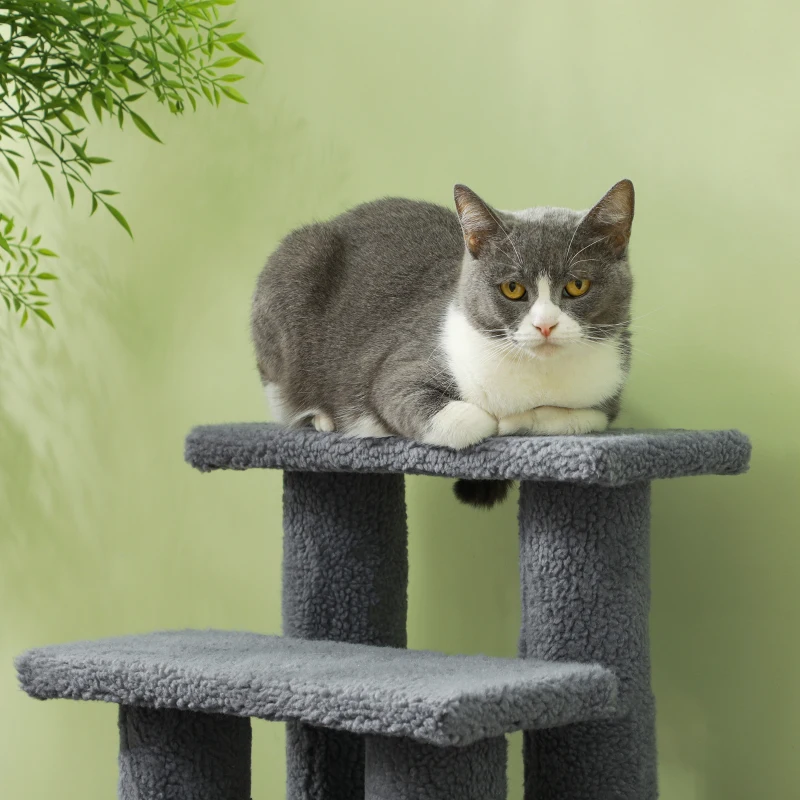 PawHut dierentrap kattentrap hondentrap trap voor katten en honden 4 treden nieuw(m-8)