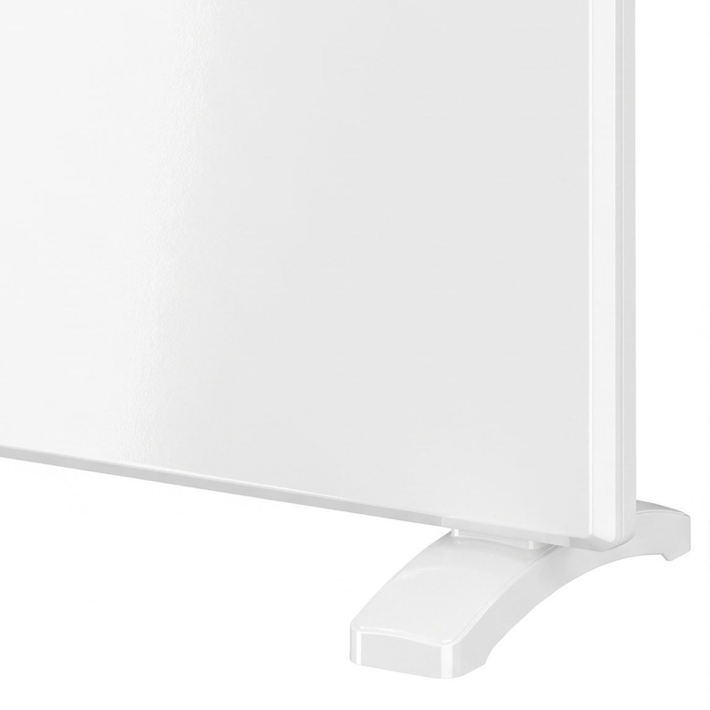 HOMCOM Radiateur Électrique 1500 W Connecté WiFi Sur Pied ou Mural, Commandes Vocales, 4 Modes, Écran LED, 70x21,5x43,5cm Blanc