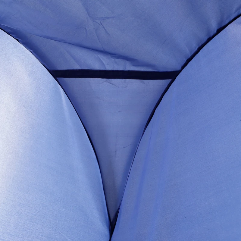 Outsunny Tienda de Ducha Pop Up con Protección UV Techo Impermeable y Asa para Camping Playa 100x100x185 cm Azul Turquí