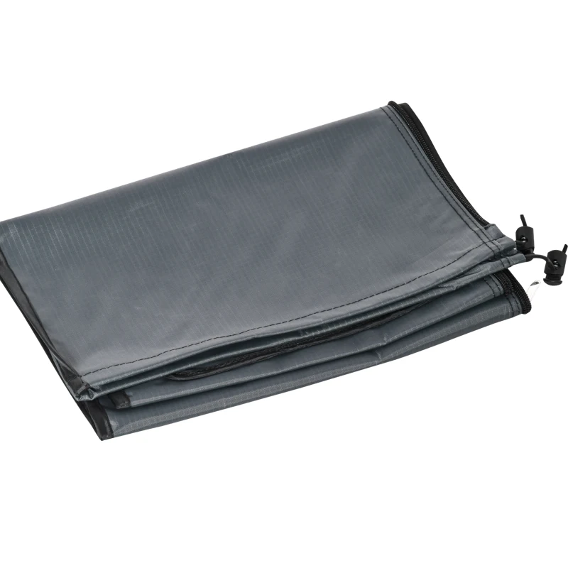 Outsunny Hoes voor tuinparasol, weerbestendig, met ritssluiting, gemaakt van Oxford-polyester, 178 cm, Grijs