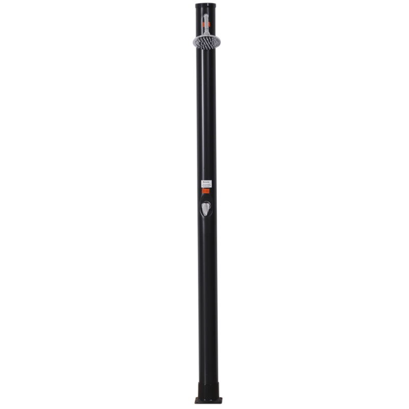 Ducha Solar Exterior de PVC 20L Perfecta como Ducha de Jardín o Ducha de Terraza Hasta 60℃ Para Piscinas al Aire Libre 218cm