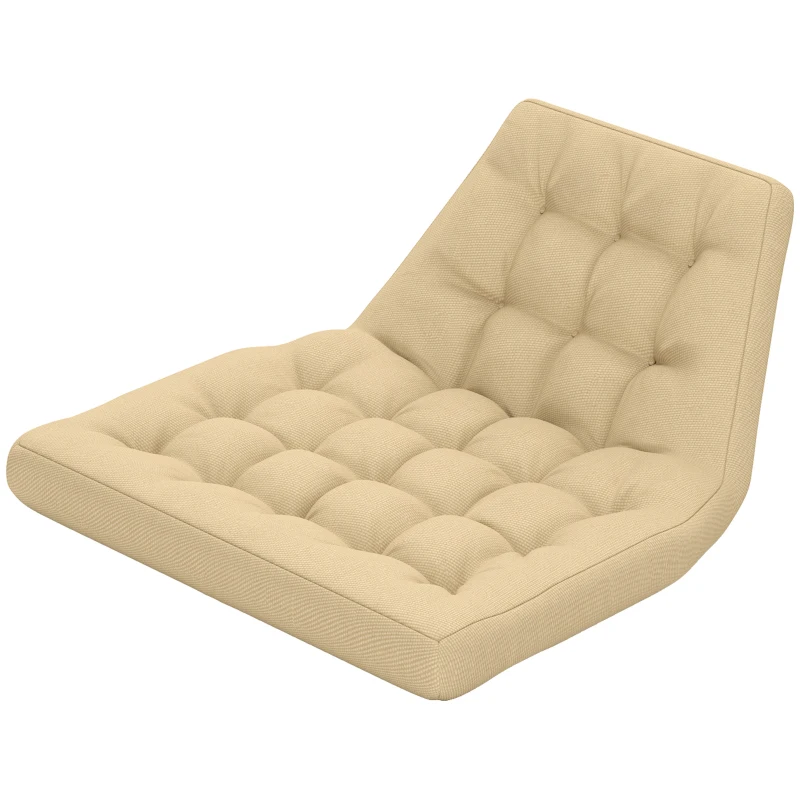 Outsunny Zitkussen voor Buiten: Tuingeschikt Kussen voor Hangmand en Schommelstoelen, Buitenkussen, Beige