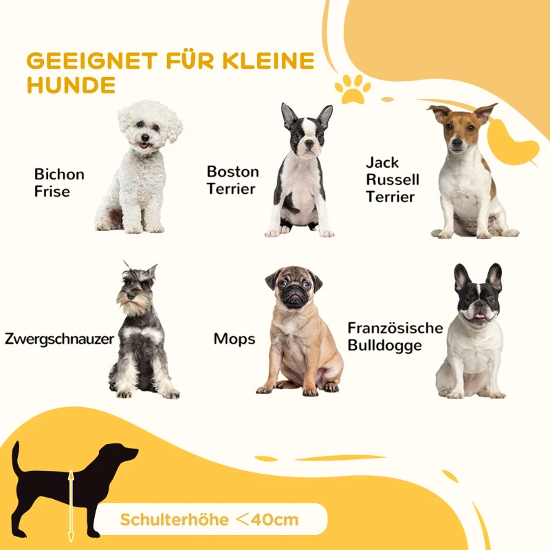 PawHut Hondenhek, Uitschuifbaar Vrijstaand Hek met 3 Panelen, 56 x 71-190 cm, Houten Hek voor Trap, Deuren, Keuken, Kleine Honden, Wit