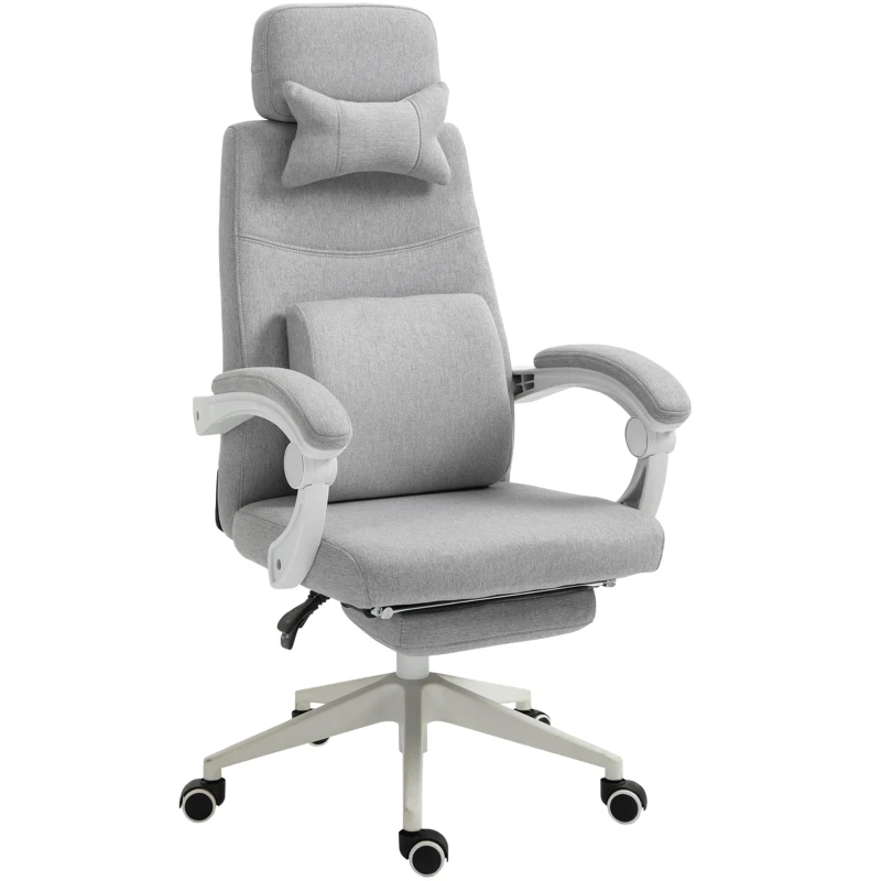 Vinsetto Bureaustoel gamingstoel Ergonomisch design polyester schuim MDF-kunststof