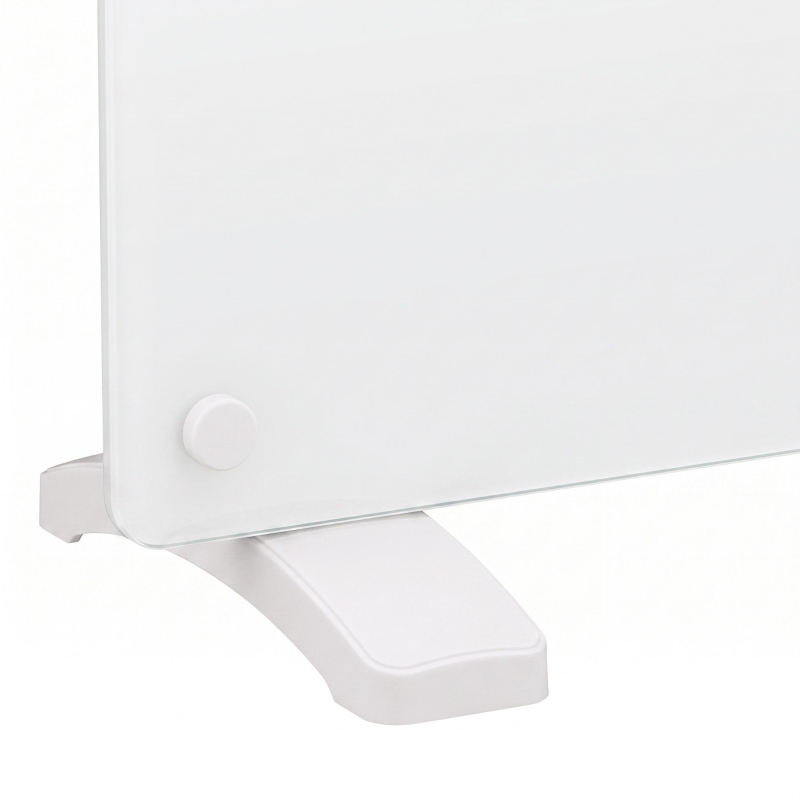 HOMCOM 1500W Smart Panel Heater Wall Mounted & Freestanding, Electric Heater with Weekly Timer, Open Window & Anti-Frost, White