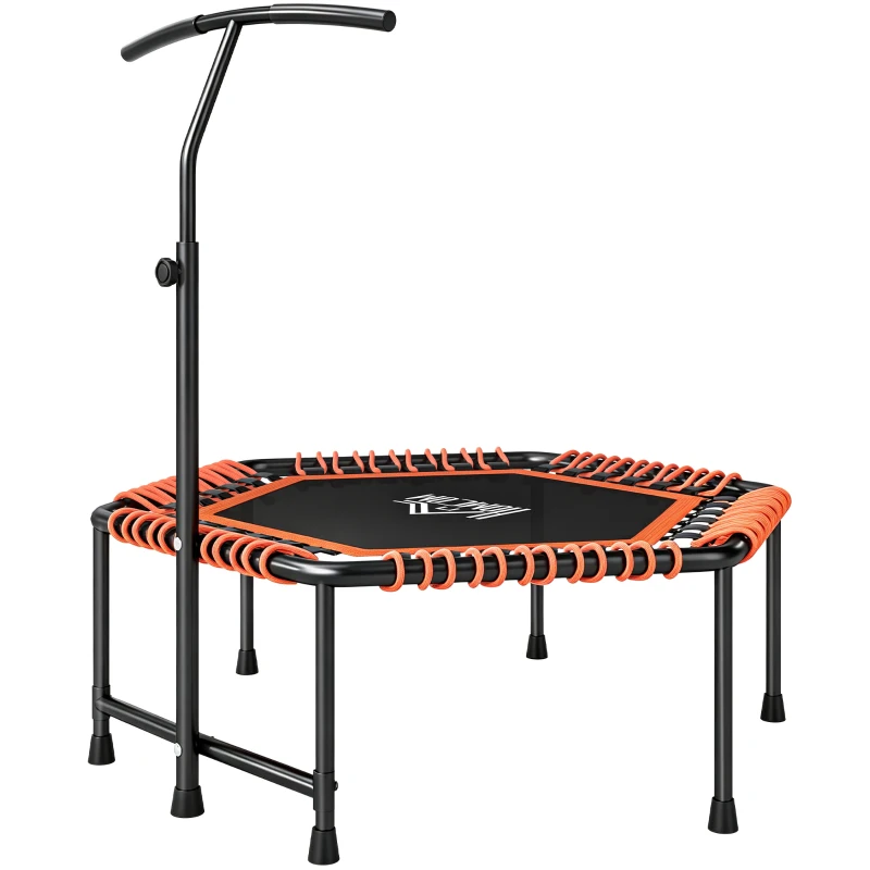 HOMCOM Fitnesstrampoline trampoline tuintrampoline voor yoga 121,92 x 121,92 x 138cm