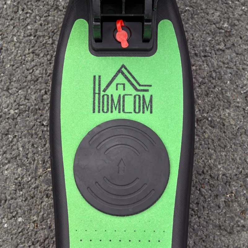 HOMCOM Trotinetă Electrică Pliabilă pentru Copii 6+ Ani cu Înălțime Reglabilă, 71x36.5x75-80 cm, Negru și Verde