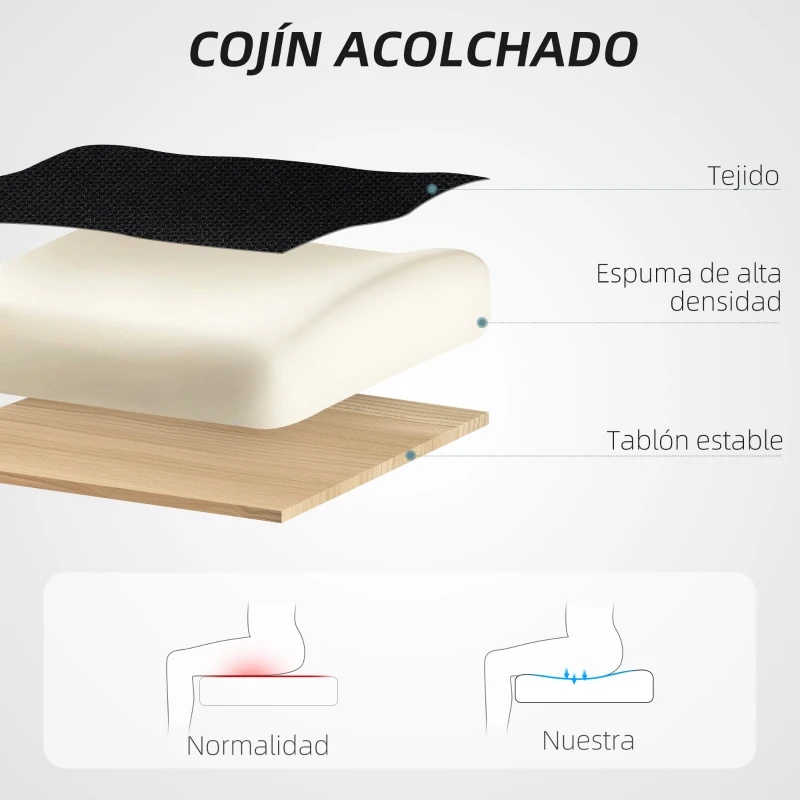 HOMCOM Silla de Escritorio de Malla Reclinable con Reposacabezas Soporte Lumbar Reposapiés y Altura Regulable Carga 135kg Negro
