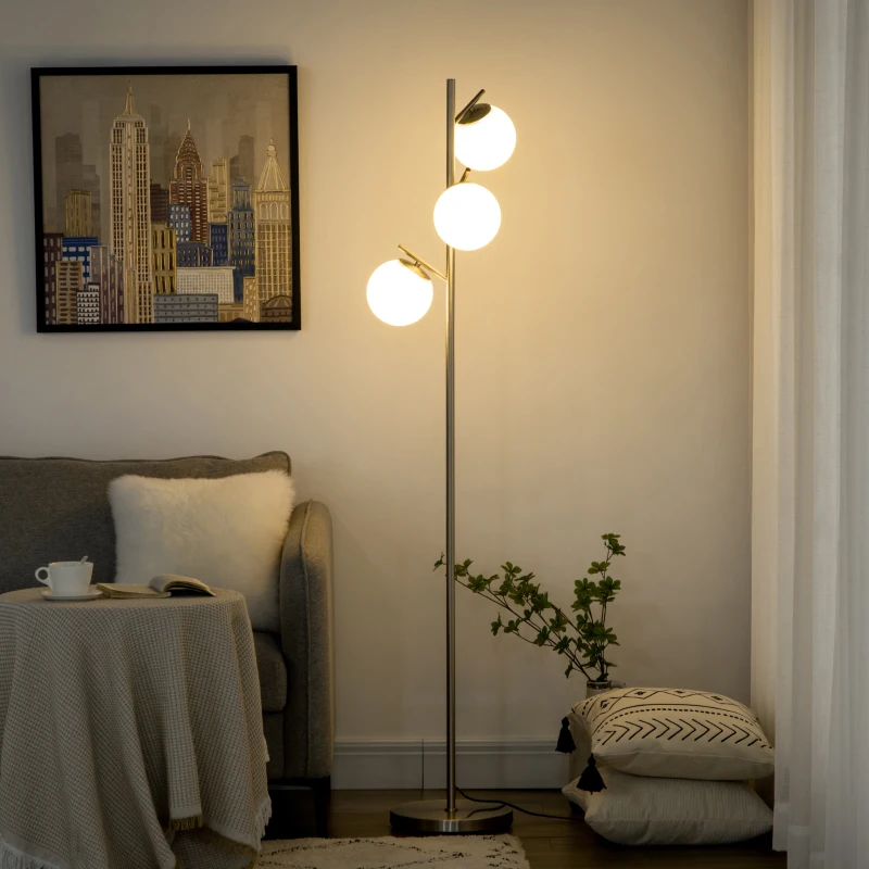 HOMCOM Kinderbank, chaise longue, verborgen opbergvak, frame van eucalyptushout, grijs, 80 x 40 x 49 cm