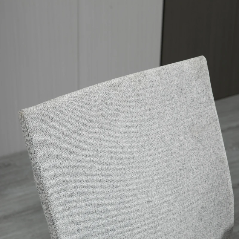 Vinsetto bureaustoel kantoorstoel mesh rugleuning met kantelfunctie hoofdsteun stoel thuiskantoor in hoogte verstelbaar ergonomisch 360° zwenkwielen schuimstof nylon grijs 61 x 61 x 89-99 cm