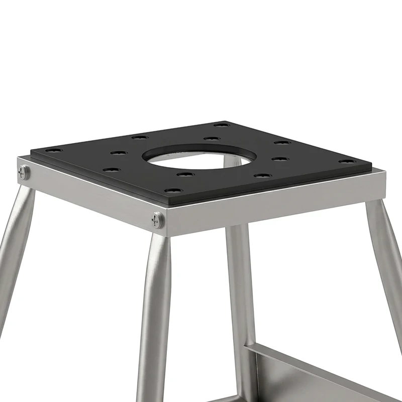 HOMCOM Universele Motorstandaard, Draagvermogen tot 500 kg, Stalen Constructie, Grijs