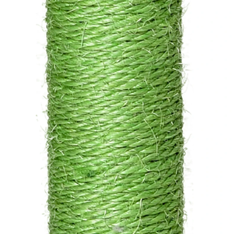 PawHut katten krabpaal cactus kattenboom grenenhout sisaltouw krabpaal met houten ballen speelgoed voor katten 60 cm hoog groen + naturel