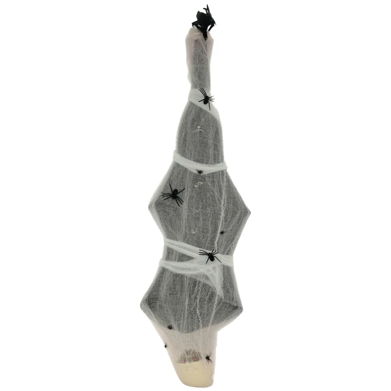 HOMCOM Halloween-Mummie, Halloween-decoratie, geluidsfunctie, 60 cm x 16 cm x 170 cm