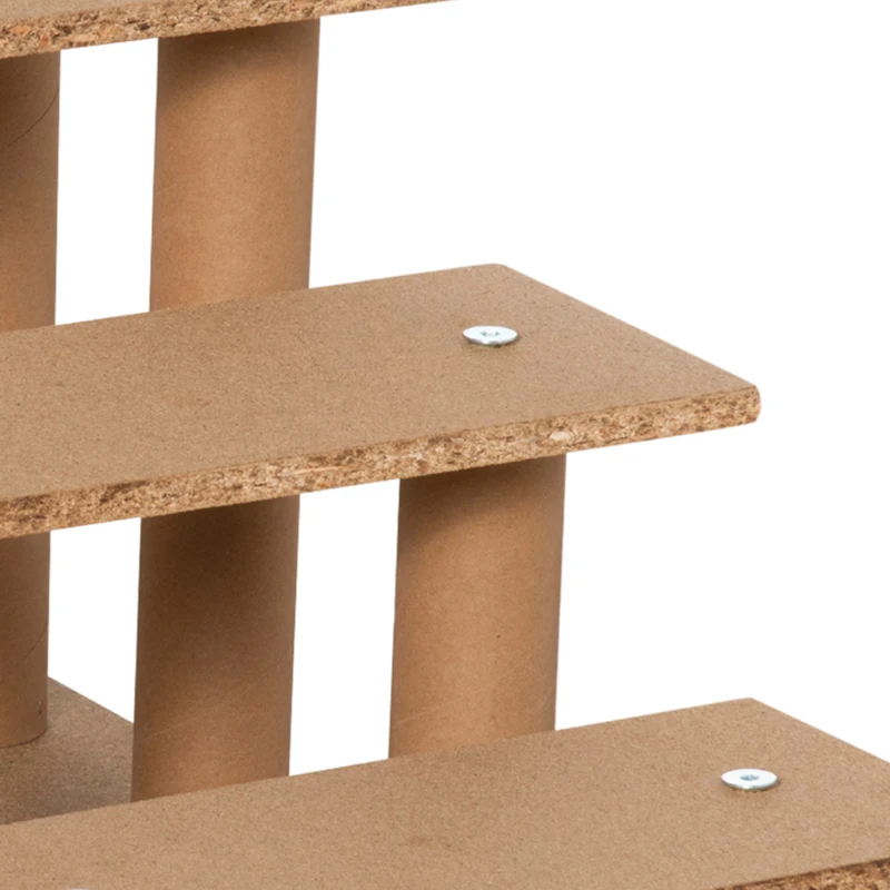 PawHut Pet Steps 4 Steps Beige 60 x 35 x 44 cm