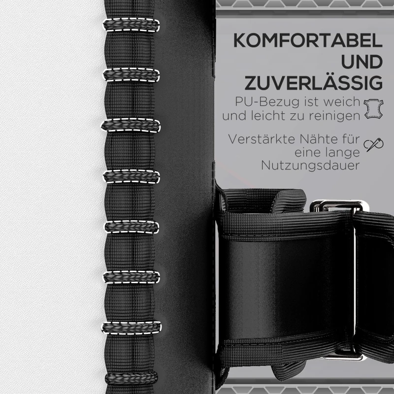 SPORTNOW Kickpolster voor Muay Thai, Kickboksen, Kunstlederen bekleding, 0,4 kg, 38x20x18 cm, Zwart/Rood/Wit