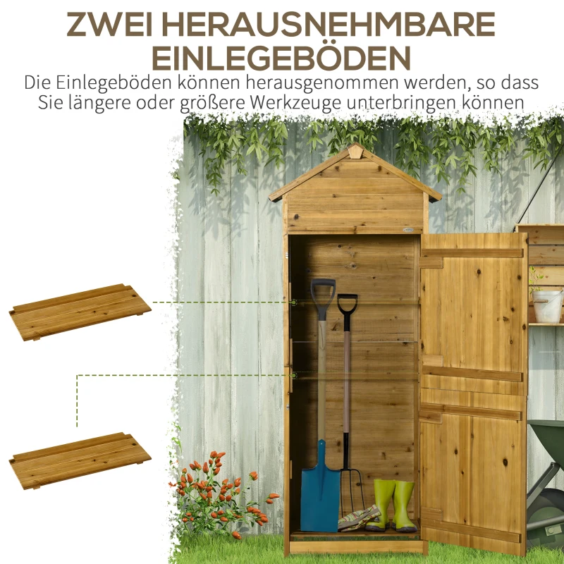 Outsunny Huisdiertrap Hondentrap, 3 treden, grenenhout, 46 cm x 54 cm x 42,5 cm, Bruin + Zwart