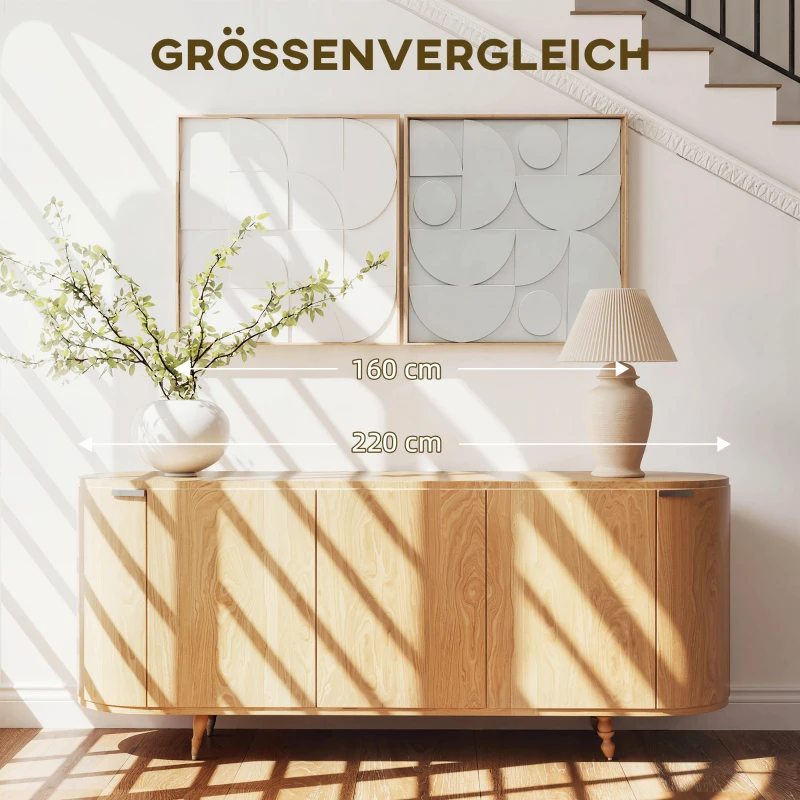 HOMCOM Wanddecoratie 3D set van 2 geometrisch modern wanddecoratie voor woonkamer, hal, 80 x 3,5 x 80 cm, wit