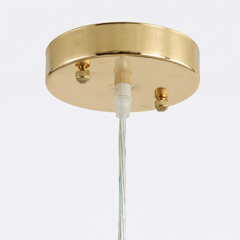 HOMCOM Hanglamp, driedelige lampenkap, metaal, henneptouw, lichtbruin