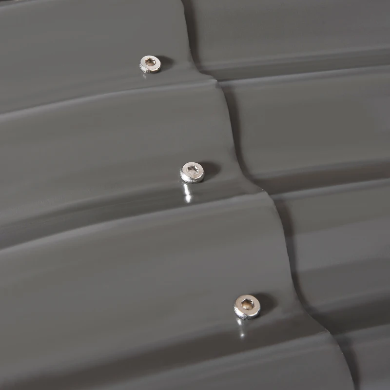 HOMCOM Stockage de bûches abri à bûches extérieur 212L x 40l x 111H cm surface sol 0,85 m² toit voûté acier galvanisé gris