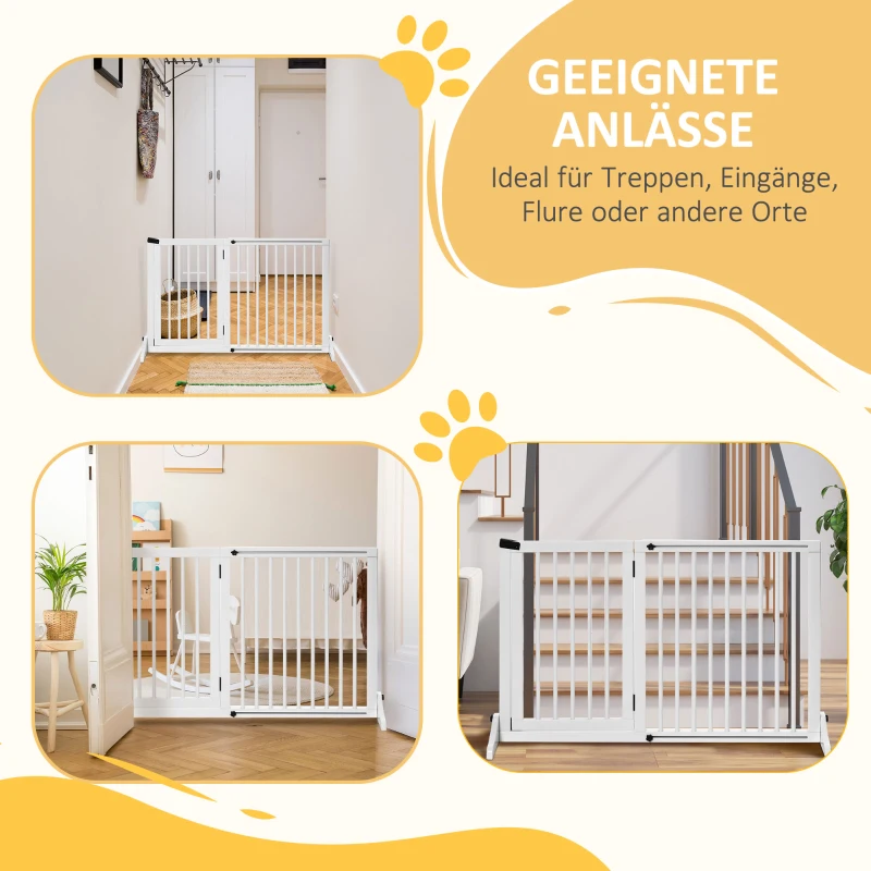 PawHut veiligheidshek 113-166cm x 36cm x 71cm