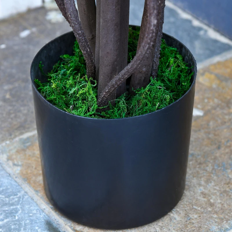 Outsunny, planta artificiala realista, 165 cm, alba | Aosom Ro(m-7)