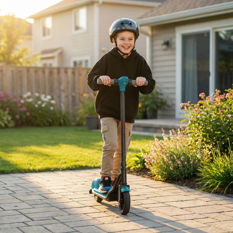 SPORTNOW Electric Scooter for Kids, with LED Display, Green