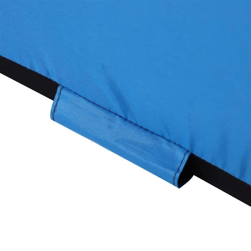 Outsunny Pop-up toilettent, mobiele camping douchetent, omkleedtent met binnentas, douchecabine, omkleedcabine, waterdicht, polyester blauw 120 x 120 x 190 cm toilettent douchetent binnentas | Aosom.de