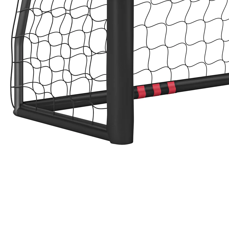 SPORTNOW Voetbaldoel voor de tuin 1,8 x 1,2 m, voor jongeren & volwassenen, robuust buitendoel met net, polstering en grondankers