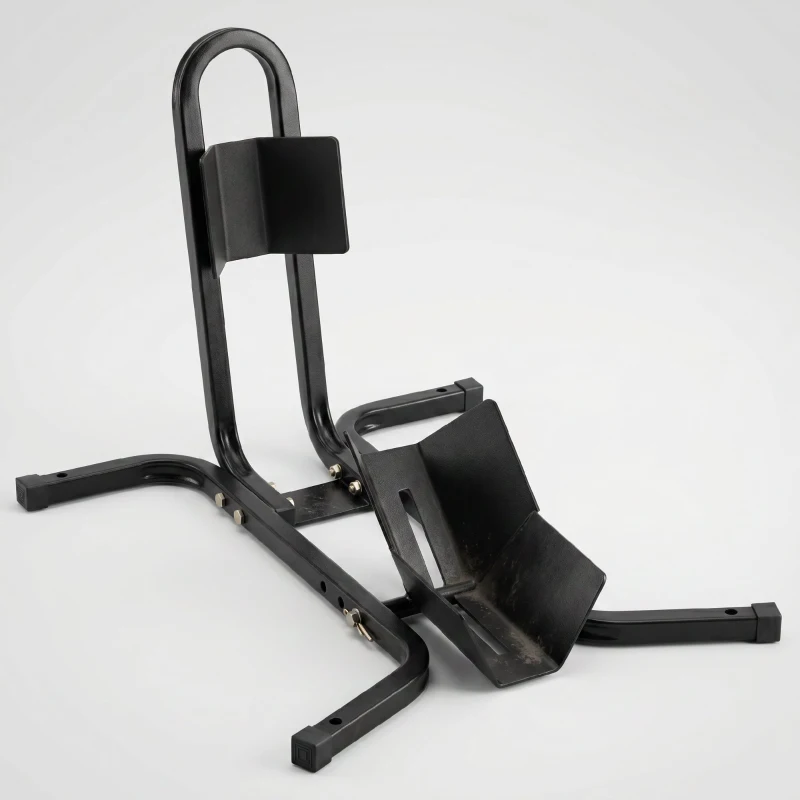 HOMCOM Blocator pentru Roata Motocicletei, Reglabil pe 3 Niveluri, max 250 kg, din Metal, 60x55x43 cm, Negru