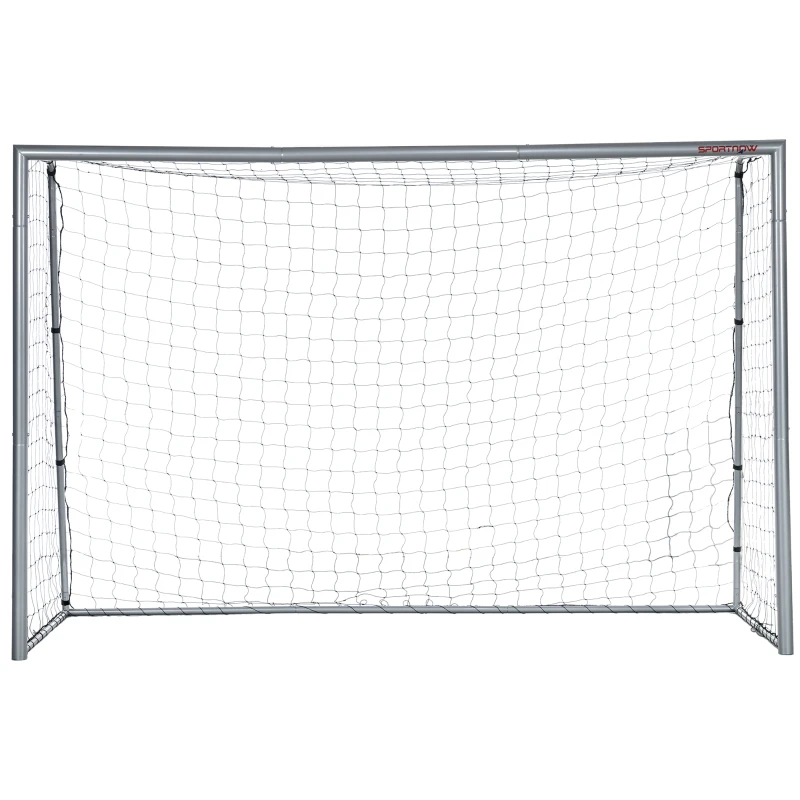 SPORTNOW Weerbestendig voetbaldoel, robuust net, stabiel metalen frame, eenvoudige opbouw, 300 x 200 x 120 cm
