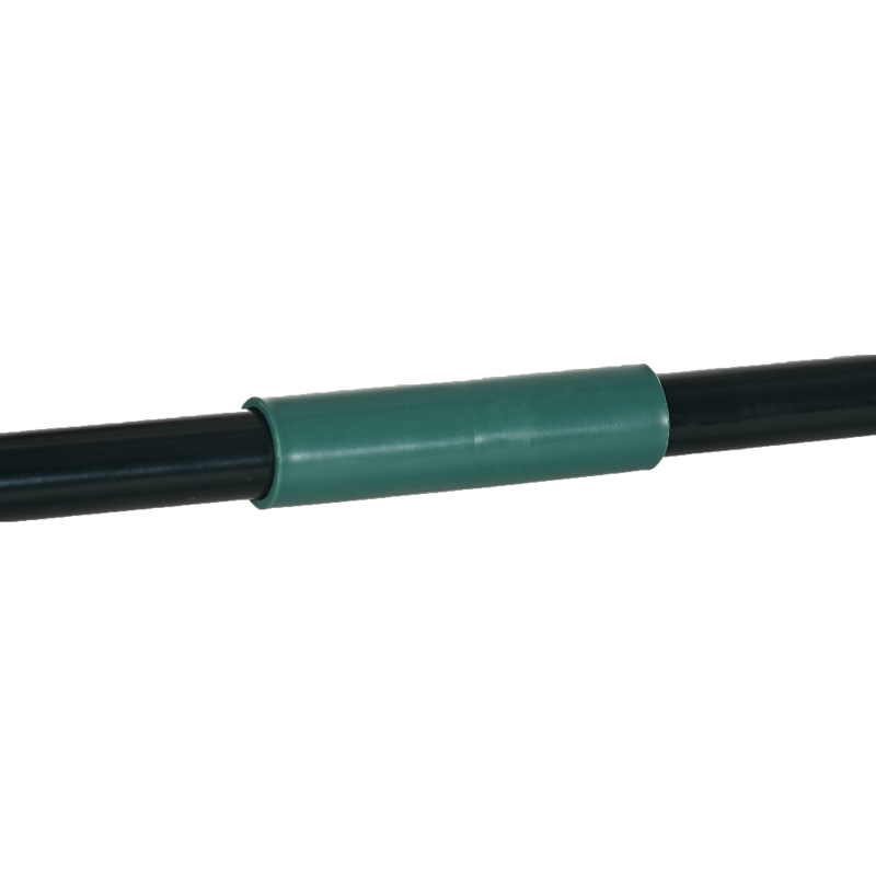 Outsunny latwerk, set van 3 stuks, plantenhouder, steunpalen voor tuinplanten, tomatenkooi voor klimplanten, staal, groen, 38 x 38 x 182 cm