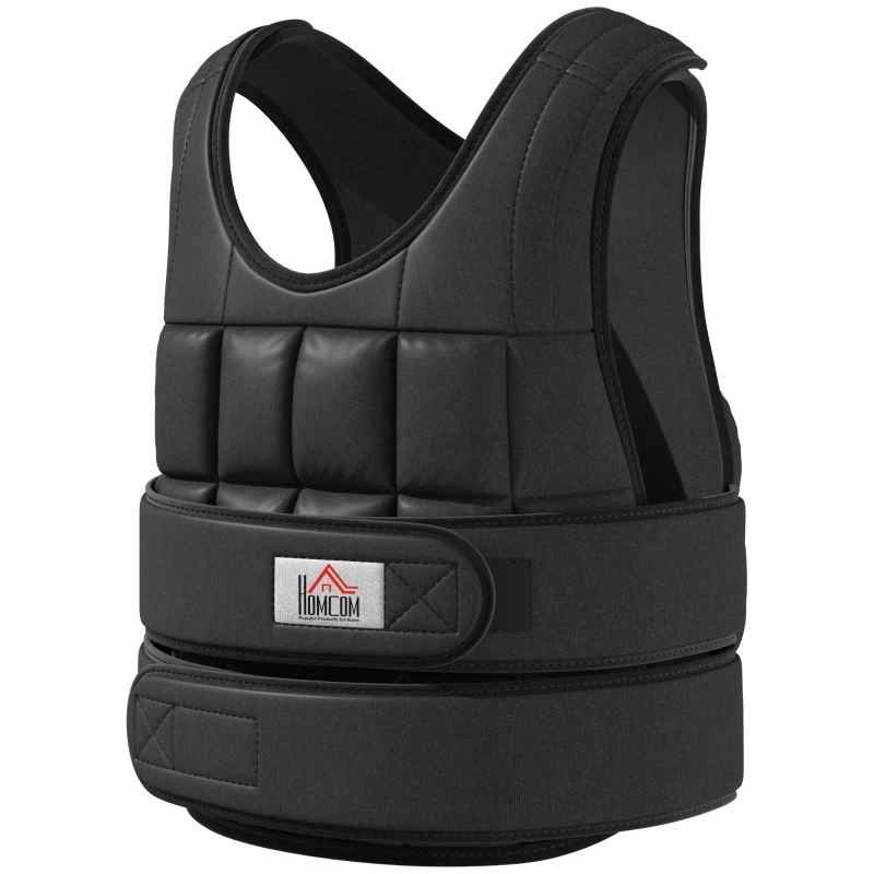 HOMCOM 30 kg gewichtsvest 60 cm x 50 cm x 17 cm