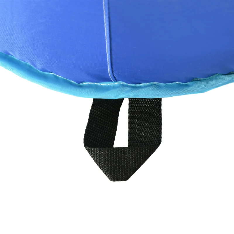 Outsunny Castello Gonfiabile per Bambini 3-8 Anni con Scivolo, Parete, Porta e Canestro, in Tessuto Oxford, 590x460x220 cm