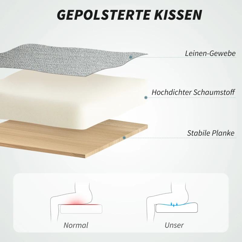 HOMCOM Bureaustoel, draaistoel, kantelfunctie, hoogteverstelbaar, tot 120 kg, grijs