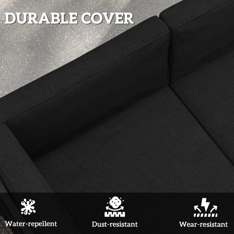 Outsunny 14-piece Dining Set Cushions - Black