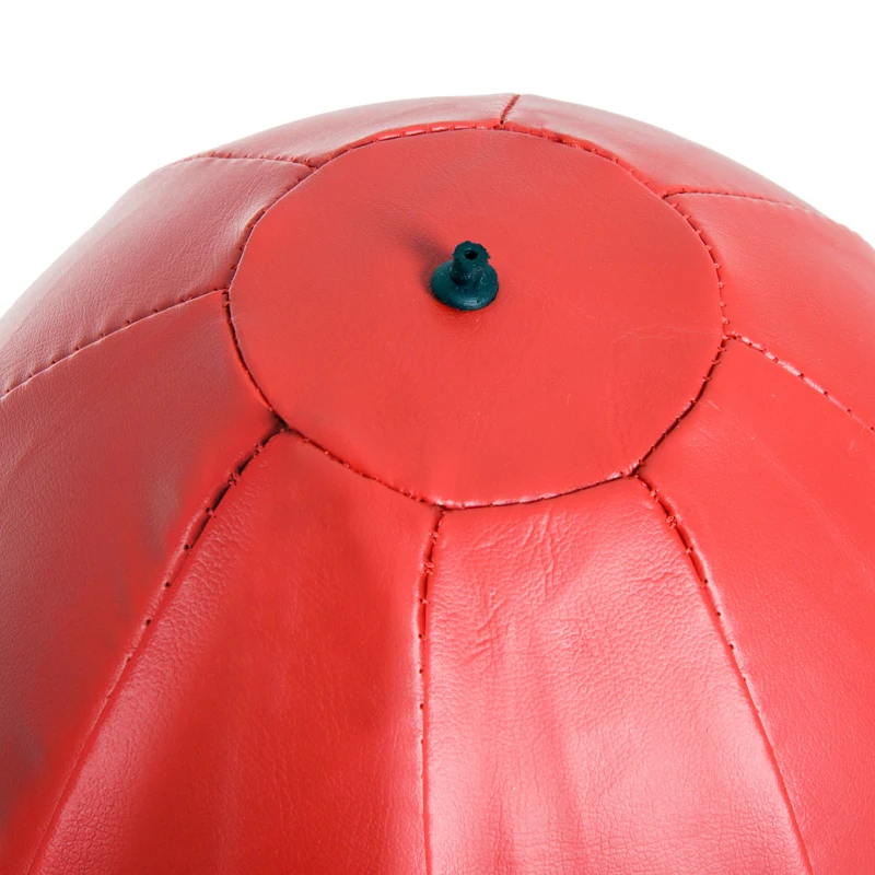 HOMCOM Boksset met verstelbare Punchingball, inclusief bokshandschoenen, 126-144cm, Rood(m-9)