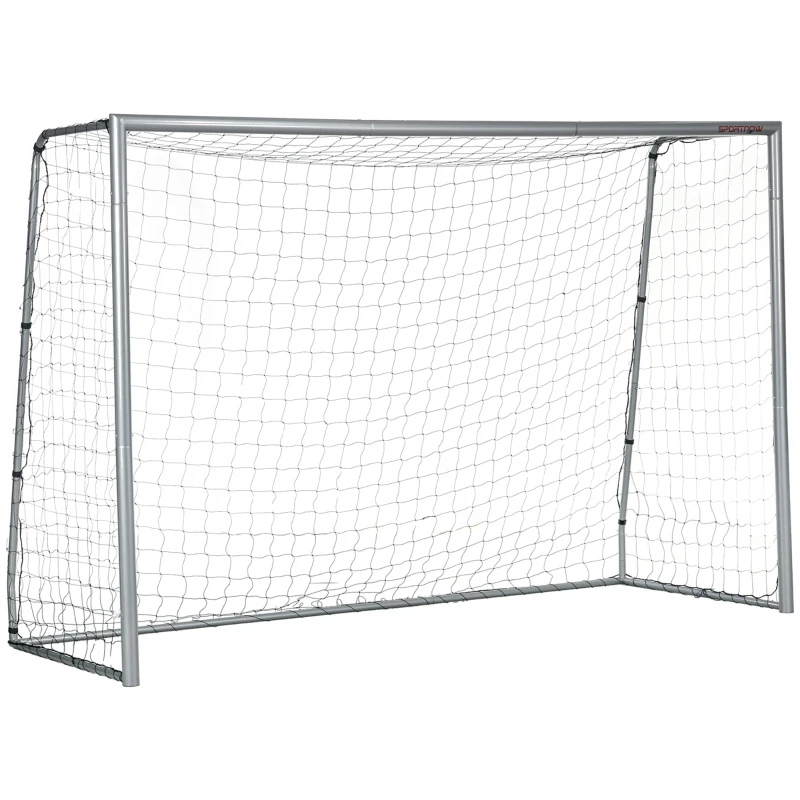 SPORTNOW Weerbestendig voetbaldoel, robuust net, stabiel metalen frame, eenvoudige opbouw, 300 x 200 x 120 cm
