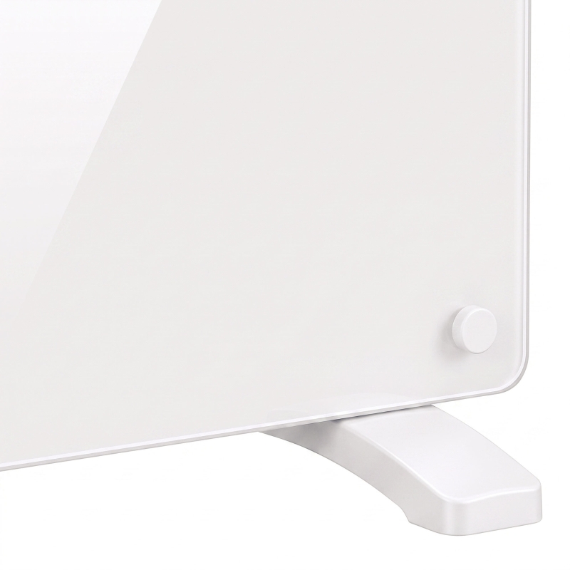 HOMCOM 1500W Smart Panel Heater Wall Mounted & Freestanding, Electric Heater with Weekly Timer, Open Window & Anti-Frost, White