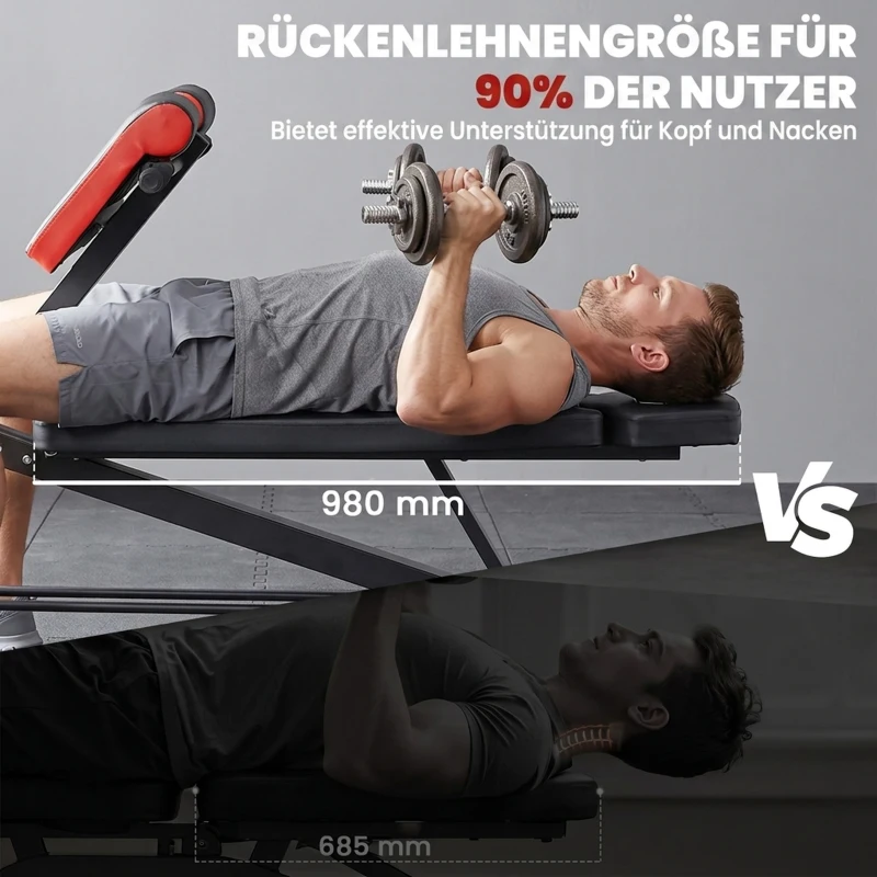 HOMCOM halterbank fitnessbank schuine bank multifunctioneel buiktrainer verstelbaar rvs zwart 64 x 146 x 73,5-85 cm | Aosom.nl(m-5)