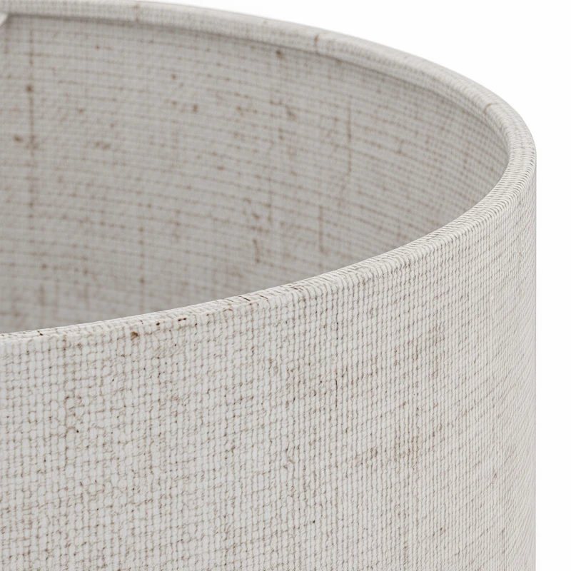 HOMCOM Tafellamp met linnen lampenkap, tuimelschakelaar, nachtlamp / bureaulamp, 22 x 22 x 39 cm, beige
