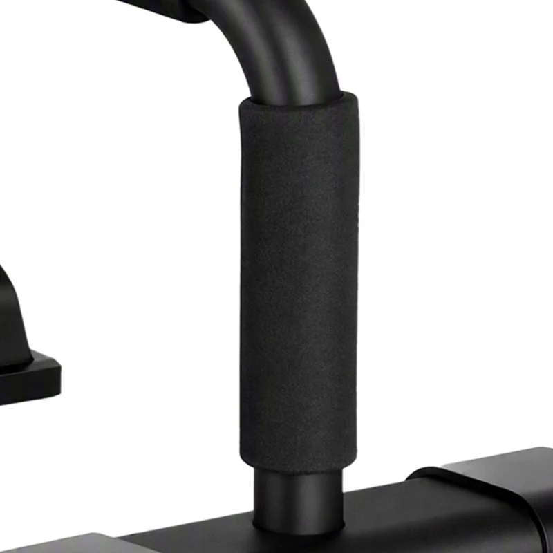 HOMCOM opdrukgrepen, set van 2, antislip opdrukgrepen, opdrukstangen, parallettes, opdrukoefeningen voor spier- en krachttraining, staal