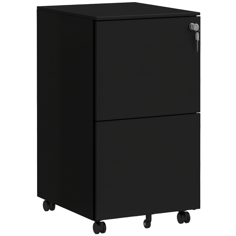 Vinsetto Hondenbox Hondenkooi, inclusief bodembak, vergrendeling, universele wielen, 94 cm x 58 cm x 78 cm, Zwart