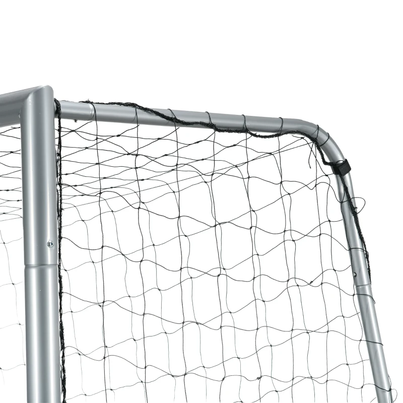 SPORTNOW Weerbestendig voetbaldoel, robuust net, stabiel metalen frame, eenvoudige opbouw, 300 x 200 x 120 cm