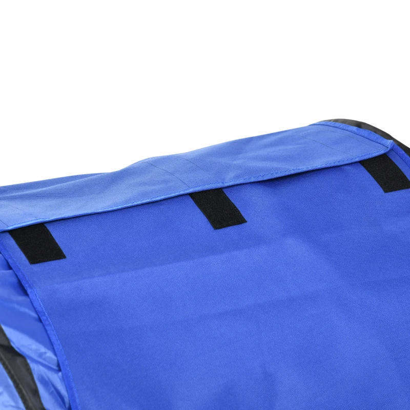 PawHut Honden-Agility-Set Hondenparcours, 1 ring, 2 tunnels, 2 hindernissen, 321 cm x 63 cm x 93 cm, Blauw + Rood + Wit(m-8)