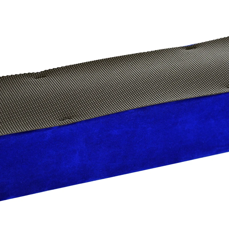 HOMCOM Barra de Equilibrio Gimnasia Plegable 210 cm Barra de Gimnasia Artística para Niños Adultos Entrenamiento en Casa Azul