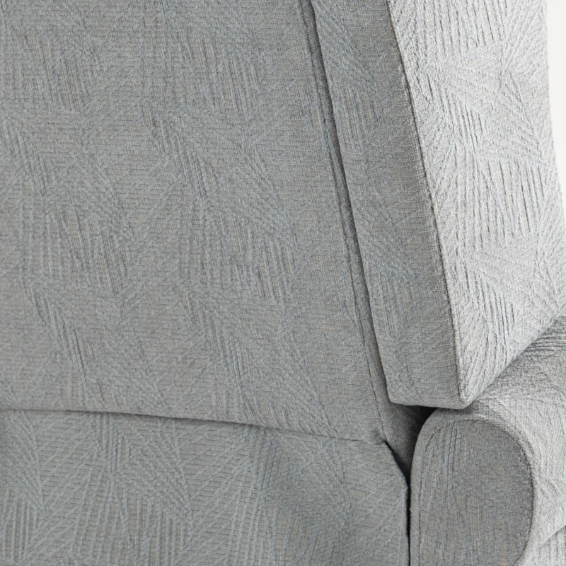 HOMCOM Velvet-Feel Electric Riser Recliner Chair - Grey
