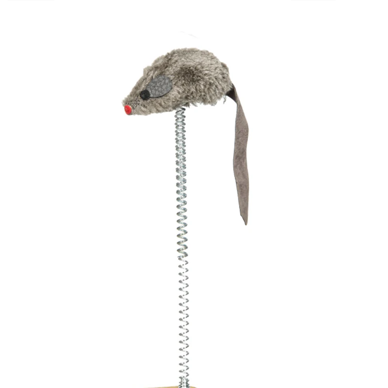 PawHut TV-Shaped Scratching Board with Scratcher, Catnip, Toy Rat, Cat Scratcher for Indoor Cats, 43 x 23 x 32.5cm